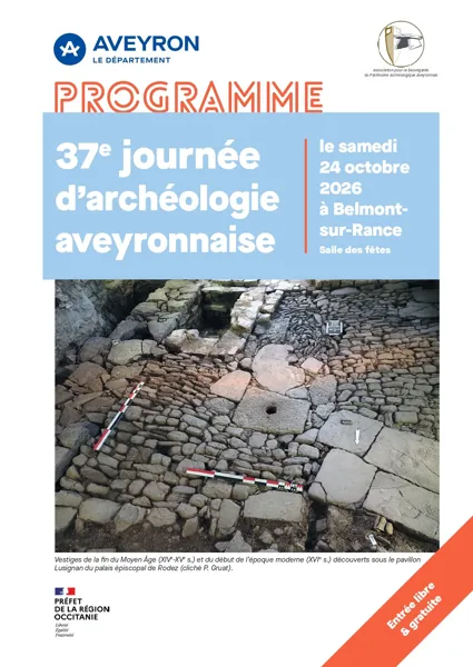 37e journée d'archéologie aveyronnaise