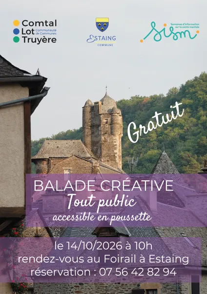 Balade créative à Estaing