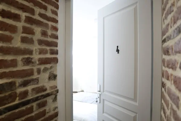 Porte d'entrée chambre
