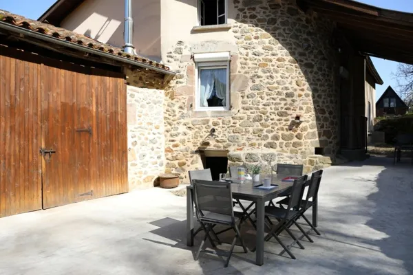 Cour arrière maison