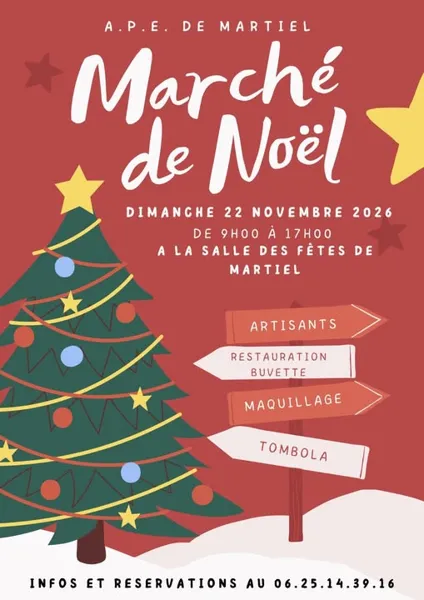 Photo de couverture - Marché de Noël de l'APE de l'école de Martiel