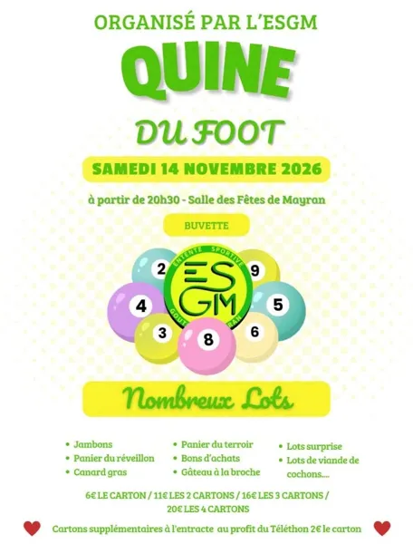 Quine du foot ESGM