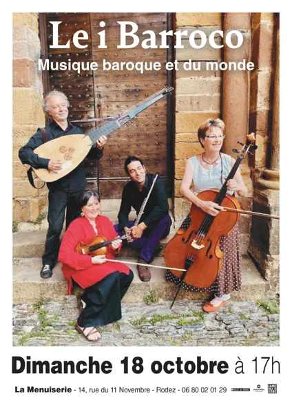 Concert Quatuor Baroque - La Menuiserie
