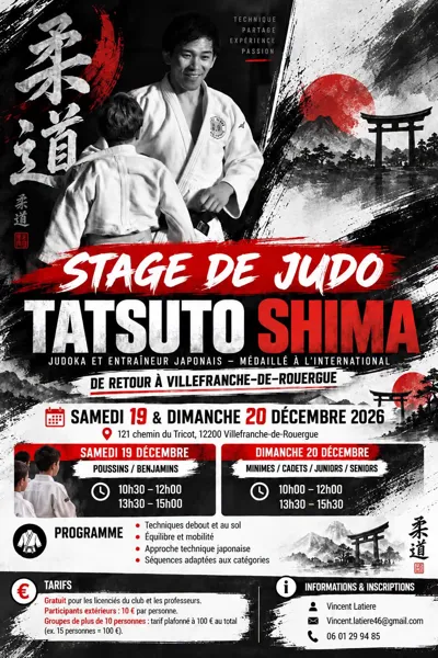Stage de judo