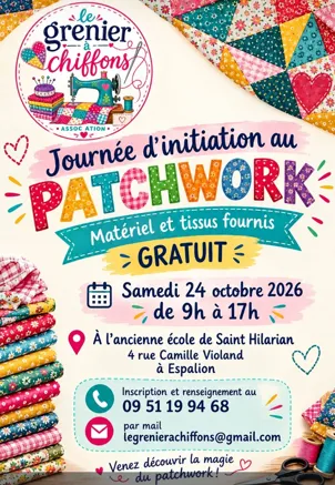 Journée d'initiation au Patchwork
