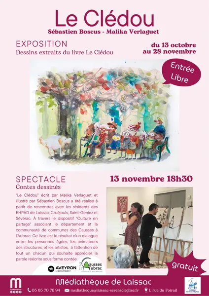 Exposition de dessins LE CLEDOU