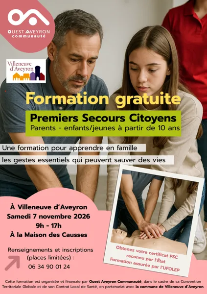 Formation : Premiers Secours Citoyens