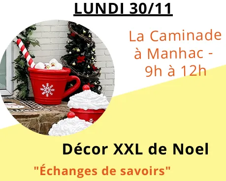Atelier : décor XXL de Noël