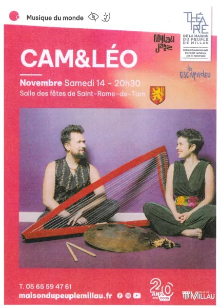 Concert Musique du Monde : Cam & Léo