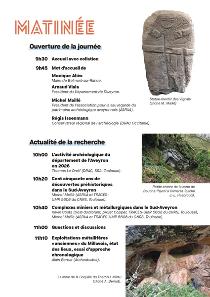 37e journée d'archéologie aveyronnaise