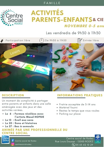 Activités parents & enfants (0-5ans)