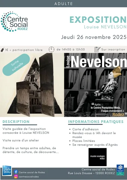 Découverte de l'exposition de Louise NEVELSON au musée Soulages