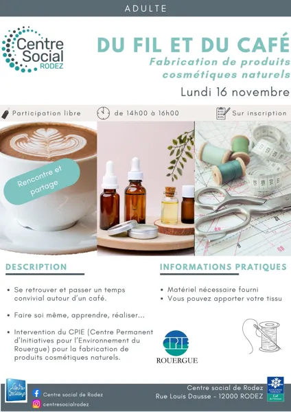 Atelier créatif : du fil et du café