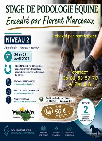 Stage de Podologie Équine Niveau 2