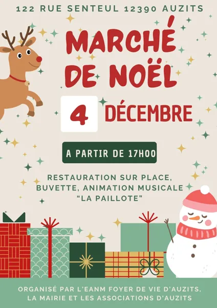 Le marché de Noël d’Auzits vous donne rendez-vous !