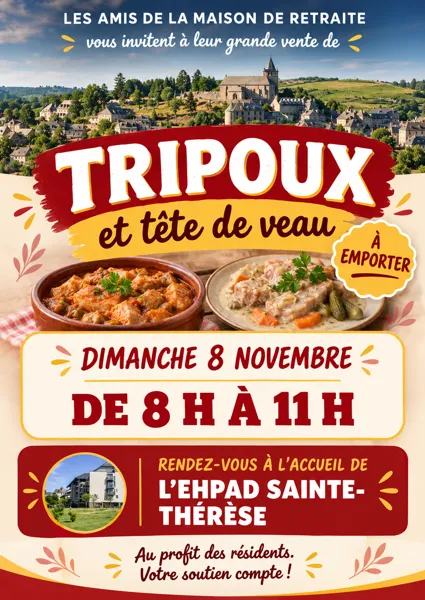 Matinée tripoux et tête de veau - Les amis de la maison de retraite
