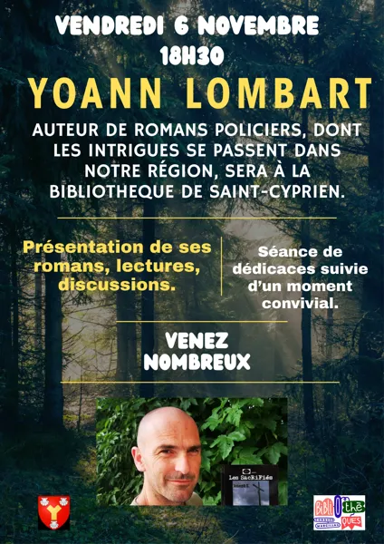 Lecture et dédicace - Yoann Lombart