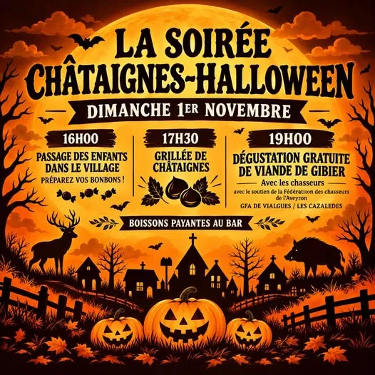 Soirée Châtaignes-Halloween
