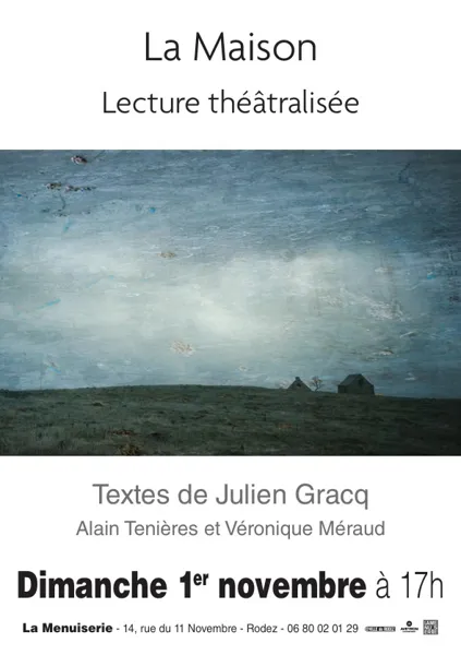 Lecture théâtralisée à la Menuiserie