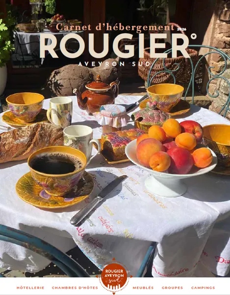 Carnet hébergement 2026, Office de Tourisme Rougier d’Aveyron Sud