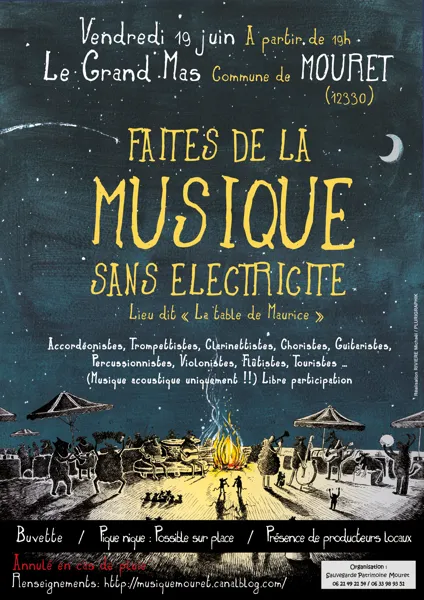 Concert : Faites de la Musique sans électricité